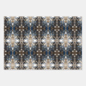 Feuille De Papier Cadeau Belle chouette minimaliste mignonne (Devant 2)