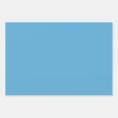 Feuille De Papier Cadeau Belle étoile Bleue de David (Devant 2)