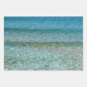 Feuille De Papier Cadeau Belle mer des Caraïbes calme (Devant 2)