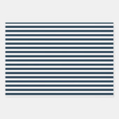 Feuille De Papier Cadeau Belle Nautique Thème Rouge et Bleu Cadeau (Devant 2)