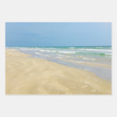 Feuille De Papier Cadeau Belle Plage Bord de mer (Devant 2)