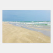 Feuille De Papier Cadeau Belle Plage Bord de mer (Devant)