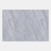 Feuille De Papier Cadeau Belle Real Grey Marbre blanc Classic Design (Devant 3)