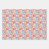 Feuille De Papier Cadeau Belle soirée carrelée (Devant 2)