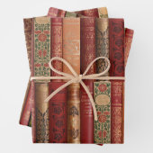 Feuille De Papier Cadeau Belles épines de livres (En situation)