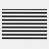 Feuille De Papier Cadeau Bengale Noir Et Blanc (Devant)