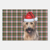 Feuille De Papier Cadeau Berger Picard Christmas Chien vacances Plaid (Devant 2)
