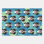 Feuille De Papier Cadeau Bernese Mountain Dog Anniversaire  (Devant 2)