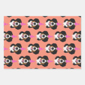 Feuille De Papier Cadeau Bernese Mountain Dog Anniversaire (Devant 3)