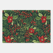 Feuille De Papier Cadeau Berries de Christmas (Devant)