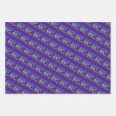 Feuille De Papier Cadeau Berry Big Brother - Pun à bleuets - frère (Devant 3)