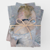 Feuille De Papier Cadeau Berthe Morisot - Femme à sa Toilette (En situation)
