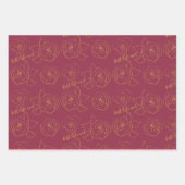 Feuille De Papier Cadeau Best life ever Customize  (Devant)