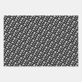 Feuille De Papier Cadeau Best Man Black (Devant 3)