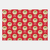 Feuille De Papier Cadeau Biche et faon (Devant 3)