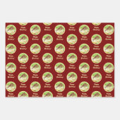 Feuille De Papier Cadeau Biche et faon (Devant 2)