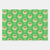 Feuille De Papier Cadeau Biche et faon (Devant)