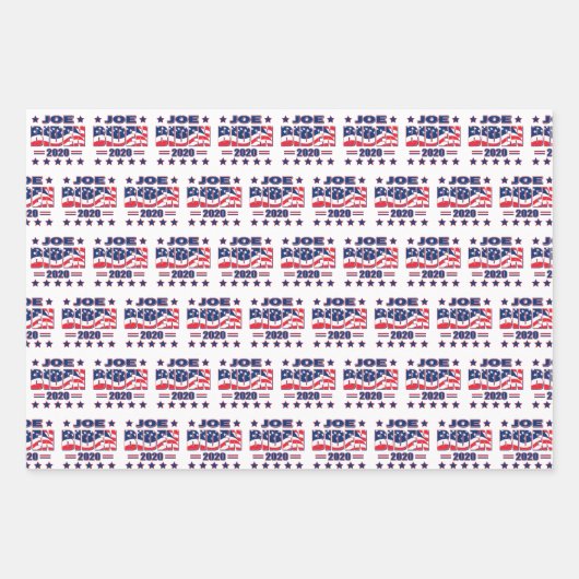 Feuille De Papier Cadeau Biden 2020 - Joe Biden à la présidence (Devant)