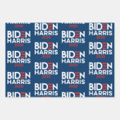 Feuille De Papier Cadeau Biden Harris 2020 - Joe et Kamala Bold (Devant)