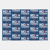 Feuille De Papier Cadeau Biden Harris - Joe Santa Hat - C'mon Man (Devant 3)