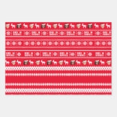 Feuille De Papier Cadeau Biden Harris Noël (Devant 3)