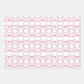 Feuille De Papier Cadeau Bienvenue Florales de printemps (Devant 2)