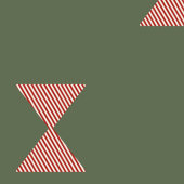 Feuille De Papier Cadeau Big Bow of Striped Ribbon