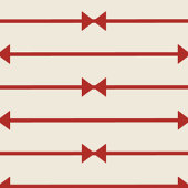 Feuille De Papier Cadeau Big Bow of Striped Ribbon