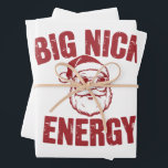Feuille De Papier Cadeau Big Nick Energy Funny Père Noël Rude Christmas Jok<br><div class="desc">Big Nick Energy Funny Père Noël Rude Christmas Joke</div>