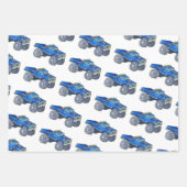 Feuille De Papier Cadeau Big pickup truck (Devant 2)