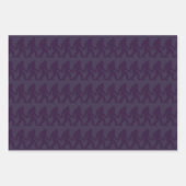 Feuille De Papier Cadeau Bigfoot Holding Mains Stripe (Devant 2)