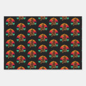 Feuille De Papier Cadeau Bigfoot Sunset Coffee Break Funny Sasquatch (Devant)