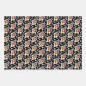 Feuille De Papier Cadeau Biggie le Bulldog ensemble de cadeaux de 3 (Devant)