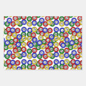 Feuille De Papier Cadeau BINGO Anniversaire thématique (Devant 3)