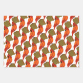 Feuille De Papier Cadeau Bird Cardinal du Nord (Devant 3)