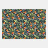Feuille De Papier Cadeau Bird of Paradise Flower Pattern (Devant 2)