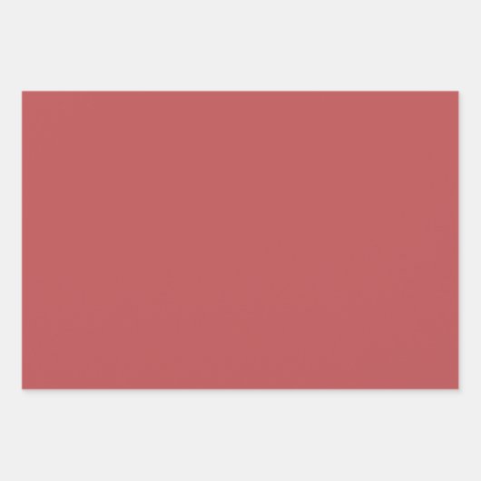 Feuille De Papier Cadeau Bittersweet Shimmer (couleur solide) (Devant)