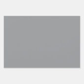 Feuille De Papier Cadeau Black And Gray Abstract Graphic Art Design (Devant 2)