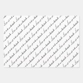 Feuille De Papier Cadeau Black Eid Moubarak Bilingue (Devant)