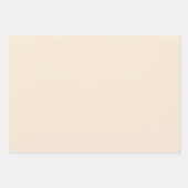 Feuille De Papier Cadeau Blanc antique (couleur solide)  (Devant 2)