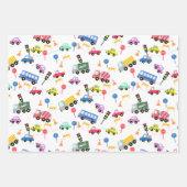 Feuille De Papier Cadeau Blanc transport (Devant)