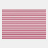 Feuille De Papier Cadeau Blancs rouges et bleus (Devant)