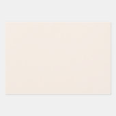 Feuille De Papier Cadeau Blé uni clair Tissu Tan Tissu 3 Tons (Devant 3)