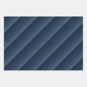 Feuille De Papier Cadeau Bleu (Devant 3)