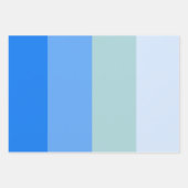 Feuille De Papier Cadeau Bleu (Devant 2)