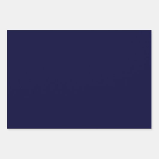 Feuille De Papier Cadeau Bleu bleu bleu étoile Bow (Devant 3)