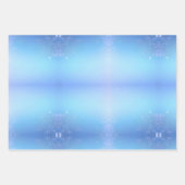 Feuille De Papier Cadeau Bleu clair avec arrosage (Devant)