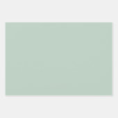 Feuille De Papier Cadeau Bleu clair Fleurs Super marguerites modernes (Devant 3)