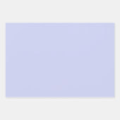 Feuille De Papier Cadeau Bleu Coeur mignon (Devant 3)