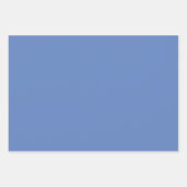 Feuille De Papier Cadeau Bleu et or (Devant 3)